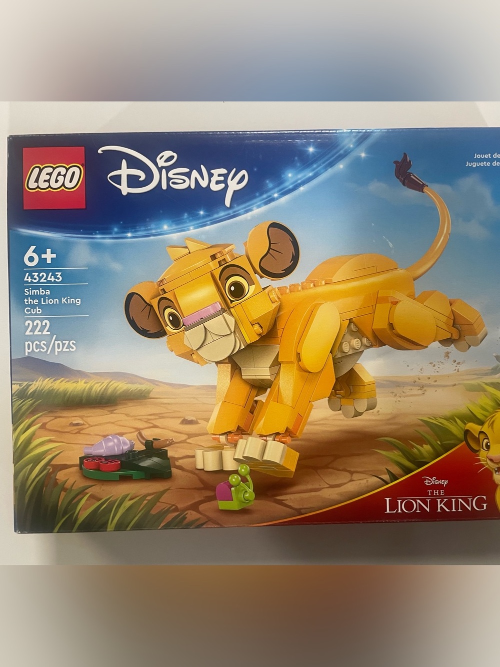 LEGO Disney 43243 Simba Lion King Cub 222pc NEW SEALED